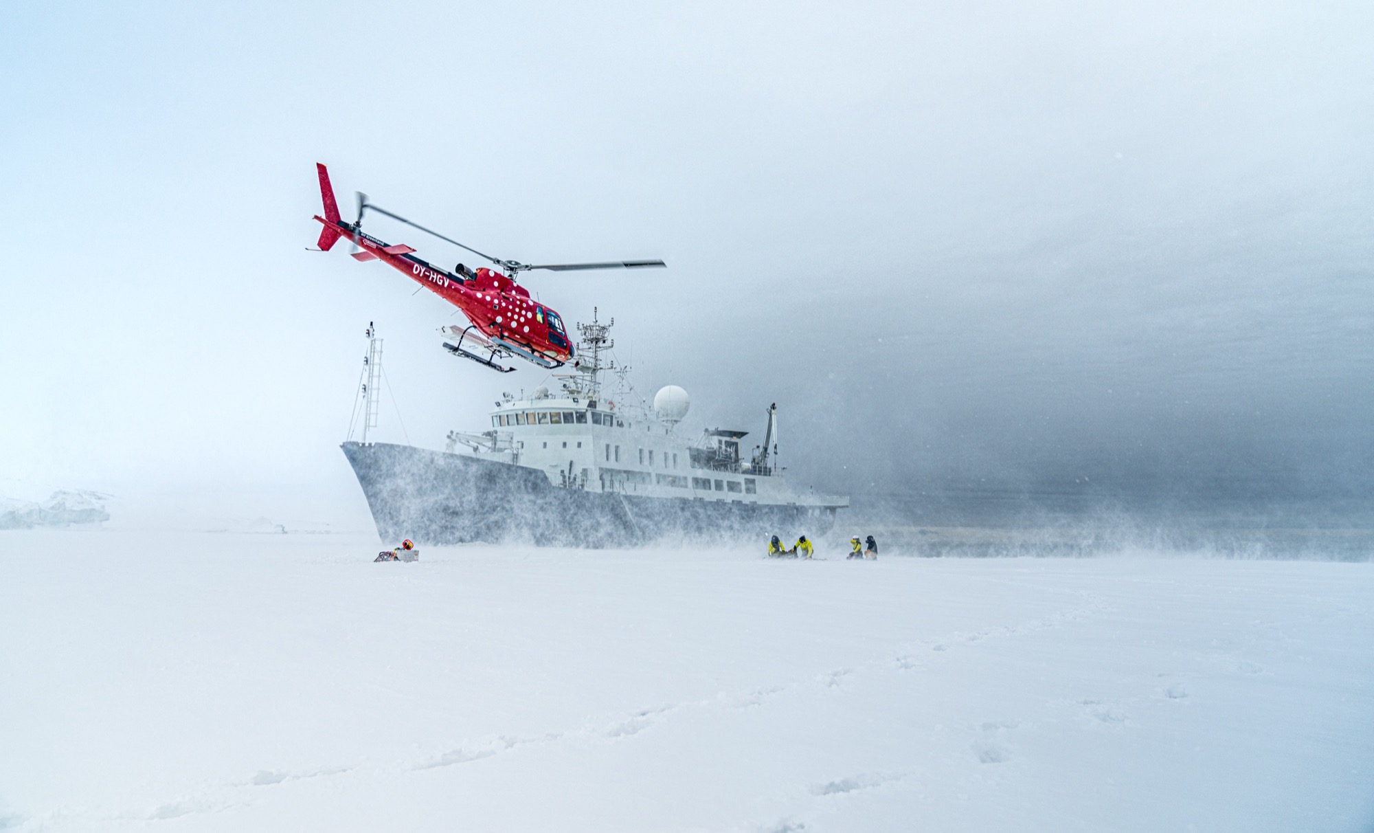 Heli operations, Greenland